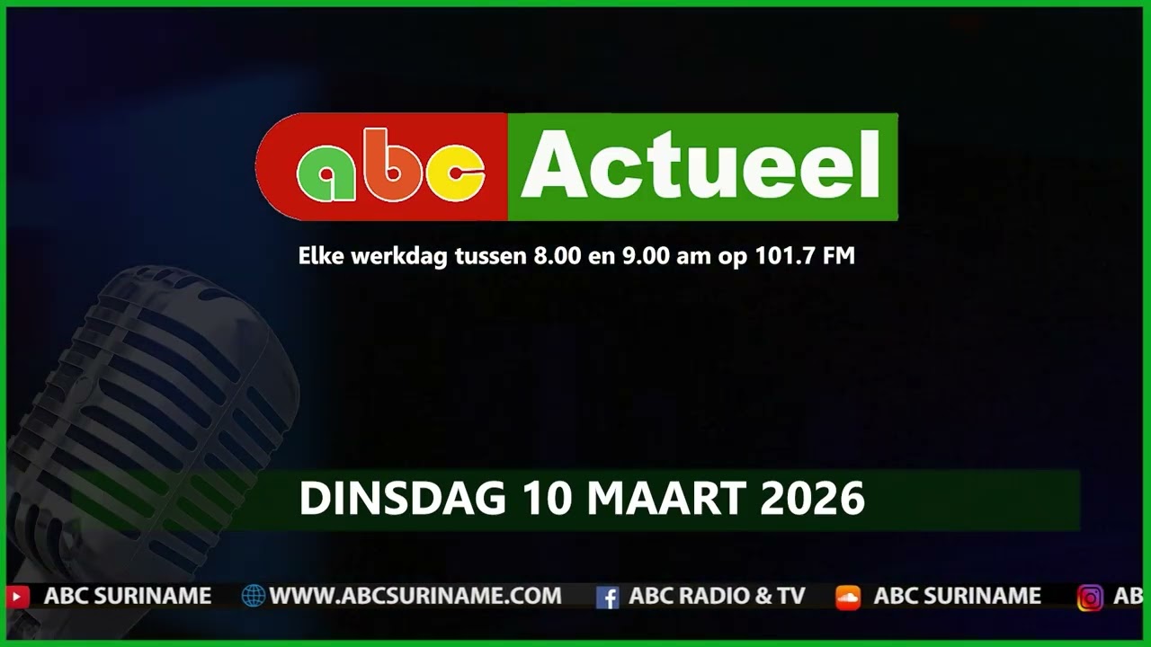 ABC Actueel dinsdag 10 maart 2026