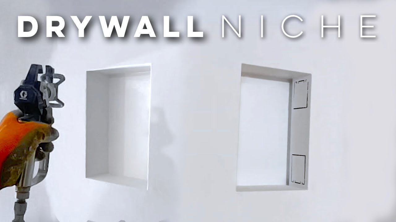 Aria Vent | Fittes Anywhere Niche (Recessed One-Piece Drywall Shelf Install)