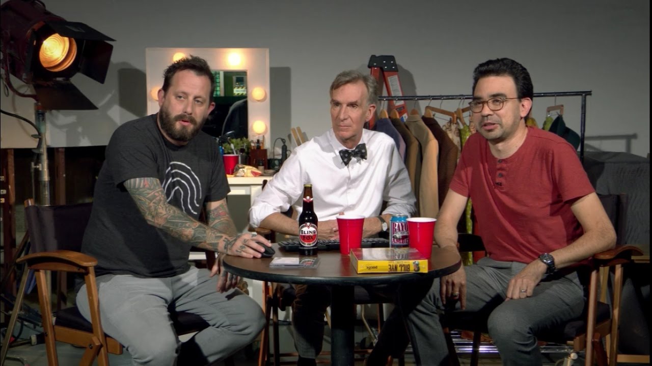 Geoff Ramsey & Gus Sorola on Bill Nye Saves The World (Rooster Teeth)