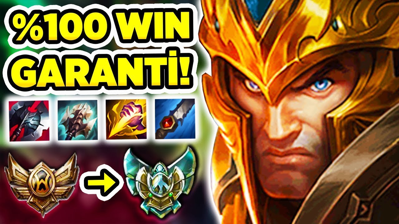 BU ŞAMPİYONLA WIN GARANTİ!! TEK BAŞIMA RANKED TAŞIDIM!! JARVAN JUNGLE OYNANIŞ!!