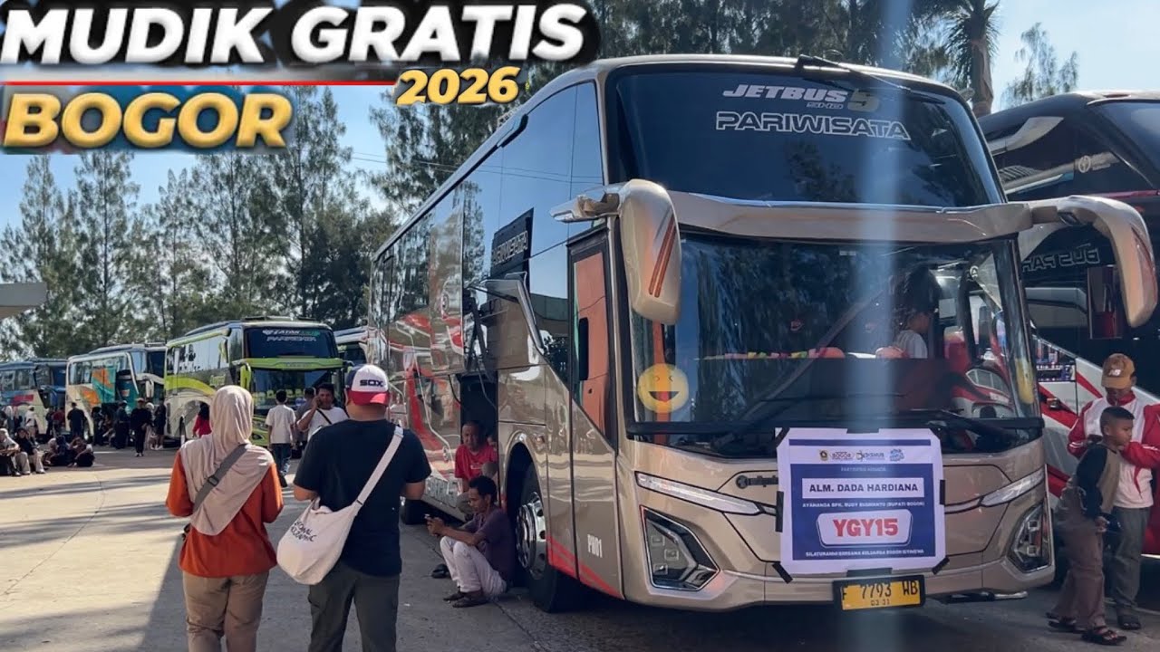 HUNTING BUS ANGKUTAN MUDIK GRATIS PEMERINTAH KABUPATEN BOGOR 2026 | UNITNYA NGGAK MAEN-MAEN⁉️📸😁
