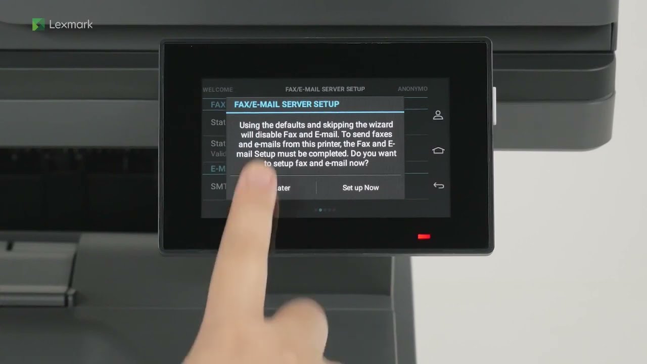 Lexmark MX532 MX632 - setting up printer video