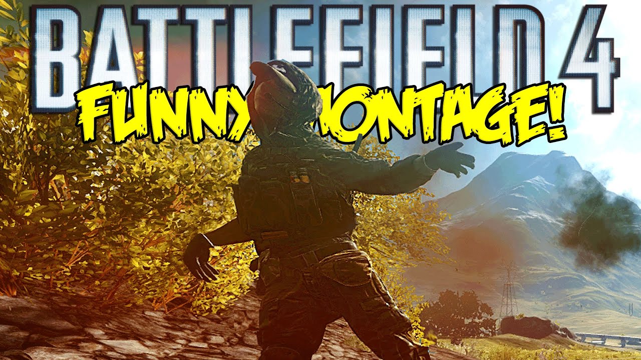 Battlefield 4 Dragons Teeth Funny Montage! Riot Shield RAGE, Star Jumping & More (BF4 Funny Moments)