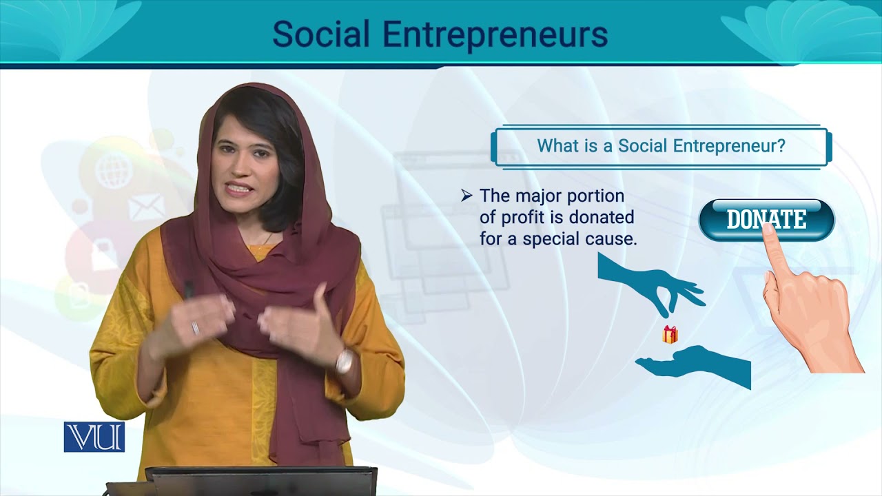 Social Entrepreneurs | Entrepreneurship | MGT602_Topic046