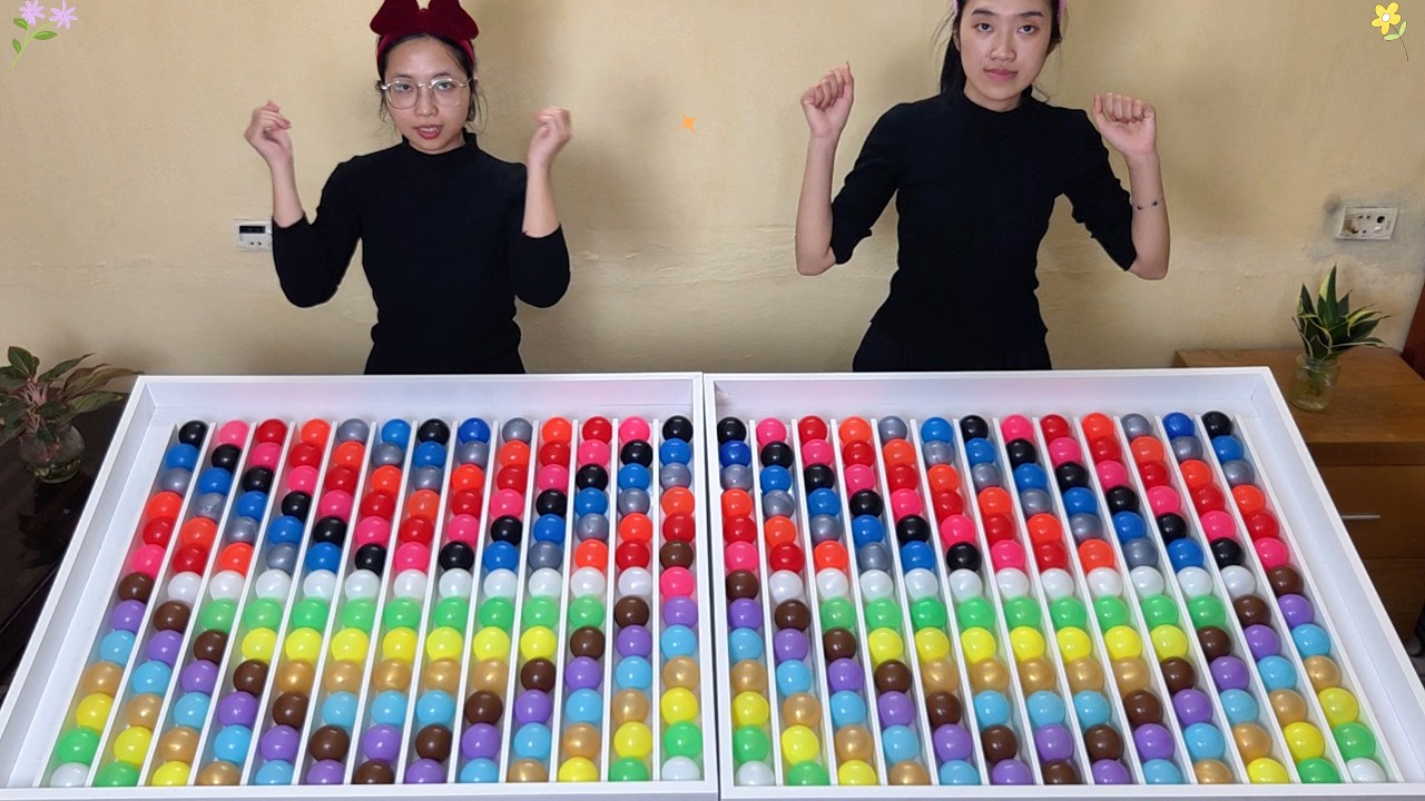 Relaxing Yet Intense 😌🔥 Color Ball Sorting Competition