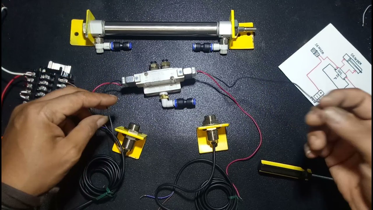PROXIMITY SENSOR & SOLENOID 5/2 WAY