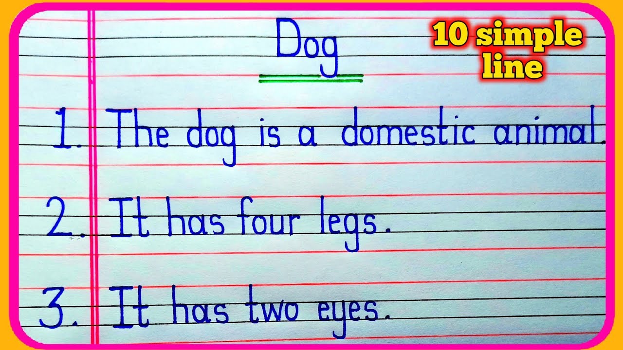10 lines on dog in English | dog essay in English | dog essay | 10 lines essay on dog | essay on dog