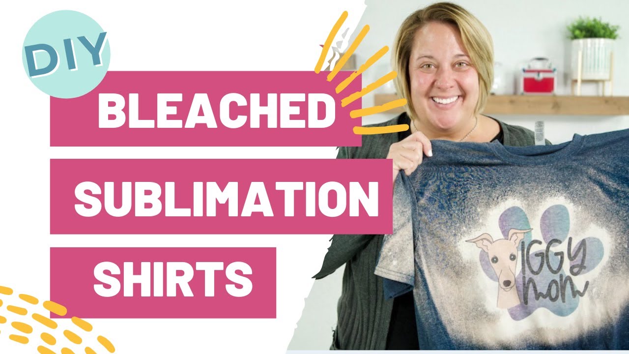 Easy DIY Bleached Sublimation Shirts