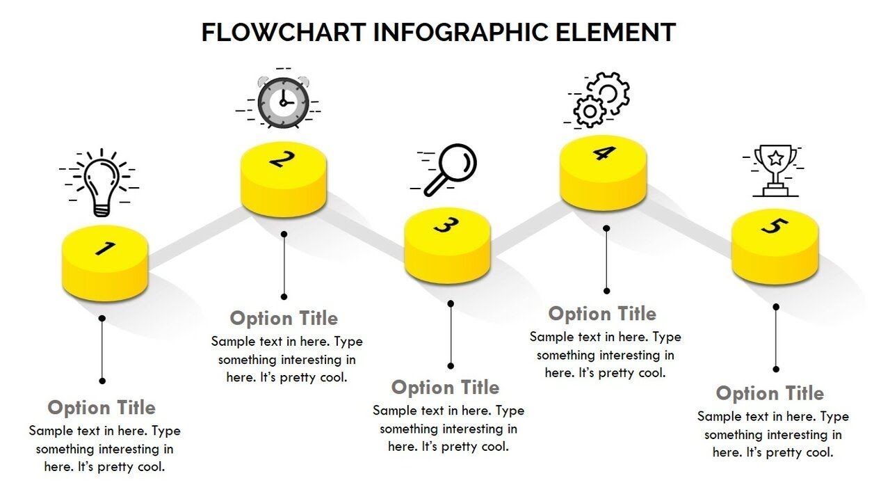Дизайн слайдов для инфографики PowerPoint | блок-схема