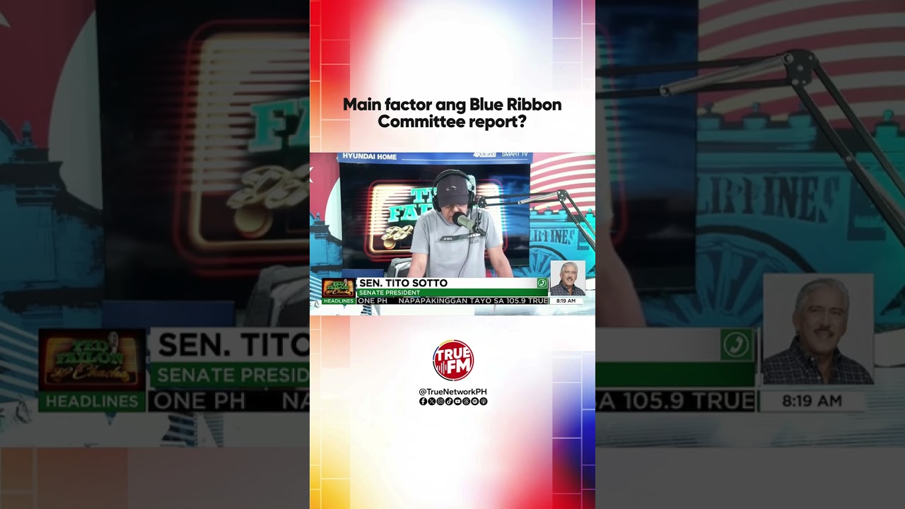 Main factor ang Blue Ribbon Committee report? | Ted Failon & DJ Chacha