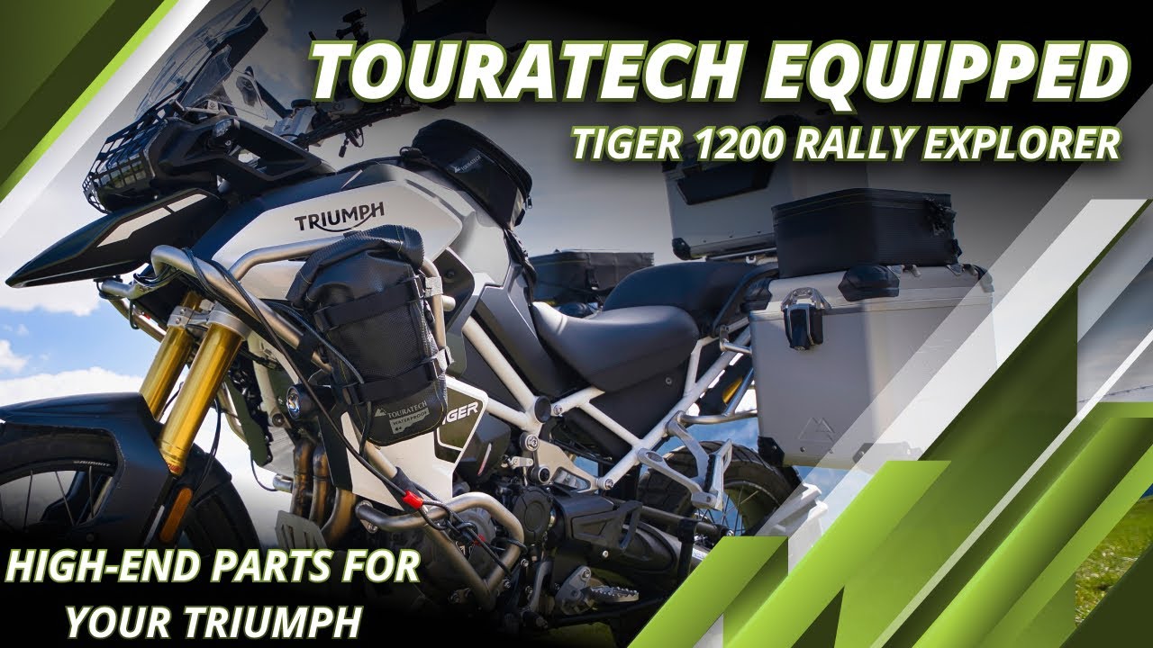 Tiger 1200 Rally Explorer with all the goodies by Touratech!