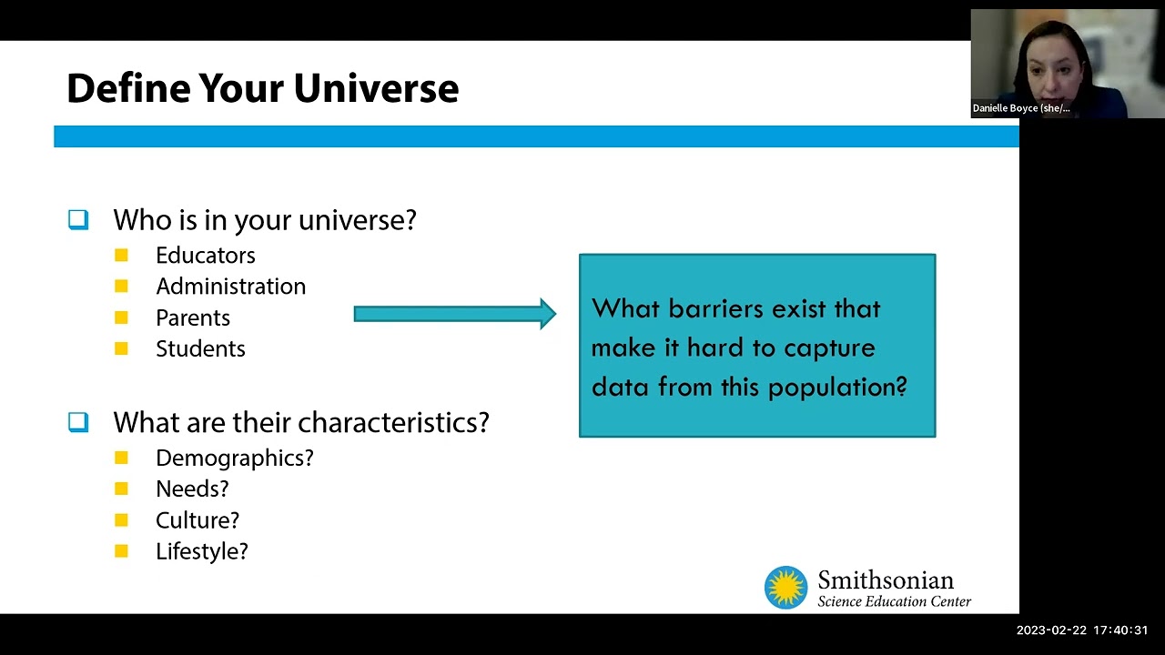 2023 STEM Education Summit Pre-Summit Webinar #3: Data Dive with Danielle Boyce