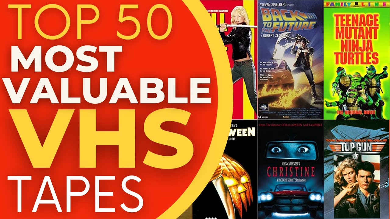 Какие видеокассеты VHS продаются дороже всего? (Топ-50 самых дорогих продаж на eBay)