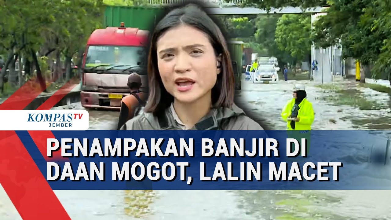 Banjir Belum Surut, Lalu Lintas Daan Mogot Arah Cengkareng Tersendat