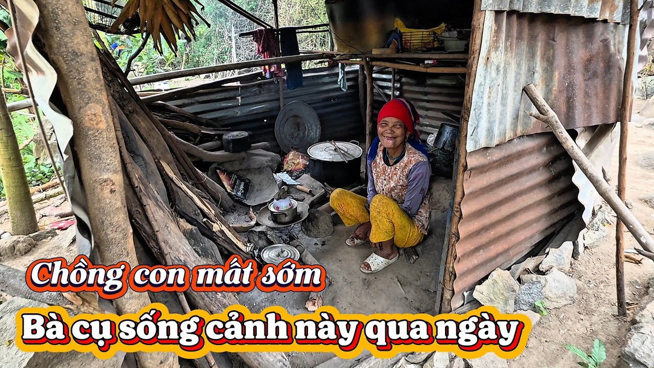 Xót xa CHỒNG VÀ BỐN NGƯỜI CON mất sớm BÀ CỤ lủi thủi qua ngày || 501