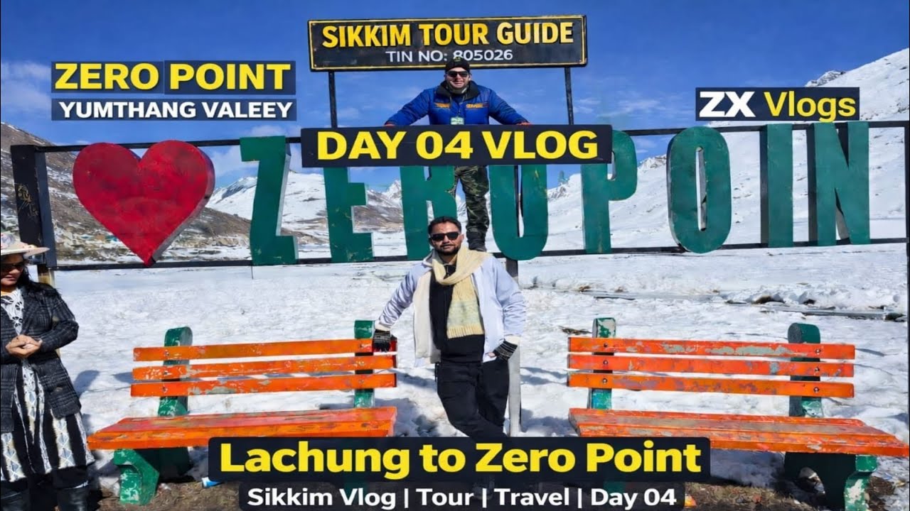 North Sikkim Latest Video Jan 2026 | Day :04 Lachung to Zero Point | Zero Point | Yumthang valley 