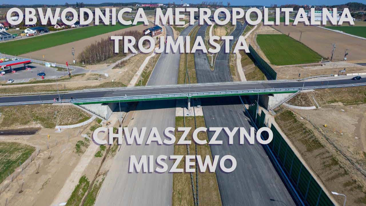 Obwodnica Metropolitalna Trójmiasta - Węzeł Chwaszczyno - Węzeł Miszewo 13.04.2025 | OMT | | dron