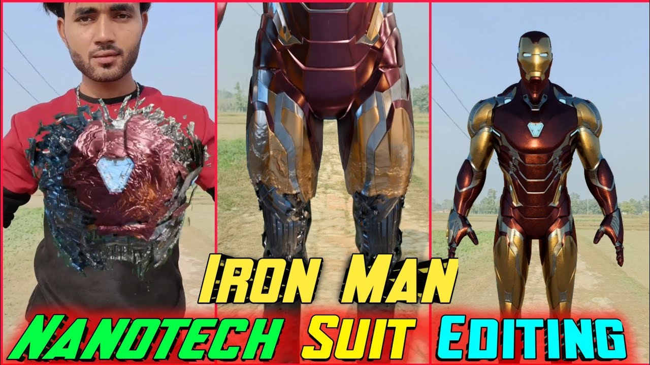Iron man Nanotech Suit Transition Video Editing VFX tutorial By Tech Arman