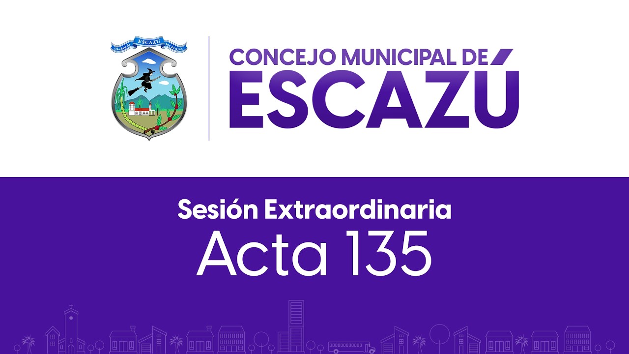 Concejo Municipal de Escazú | Sesión Ordinaria | 29/'1/26