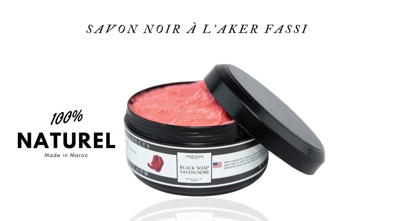 Savon Noir Aker Fassi - Rania Moroccan Products -