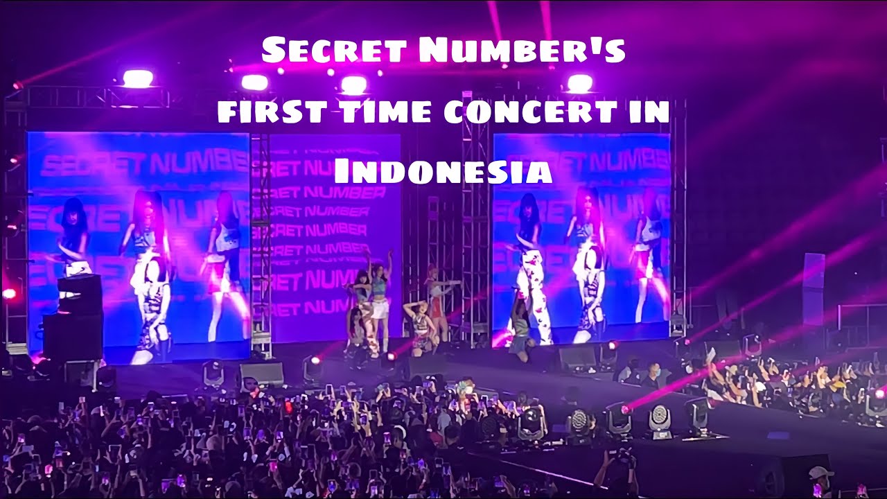 Secret Number at KV Fest Concert in Jakarta, Indonesia (August 28th, 2022)