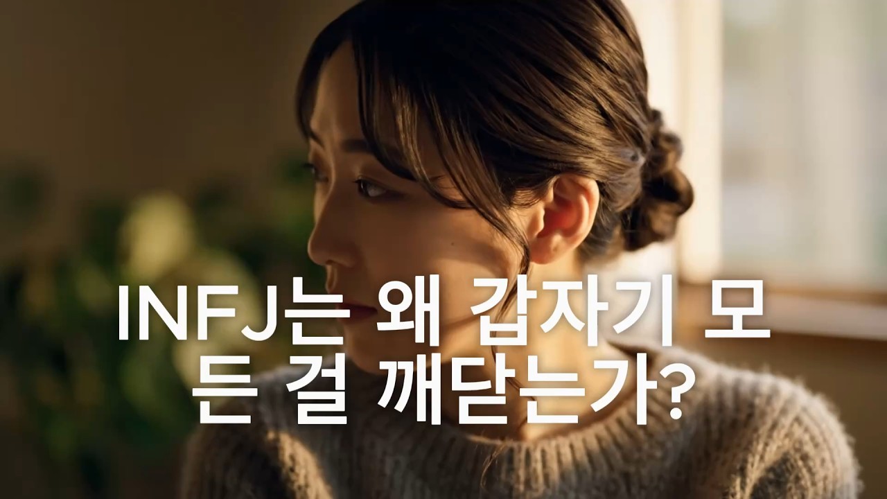 INFJ는 왜 갑자기 모든 걸 깨닫는가?