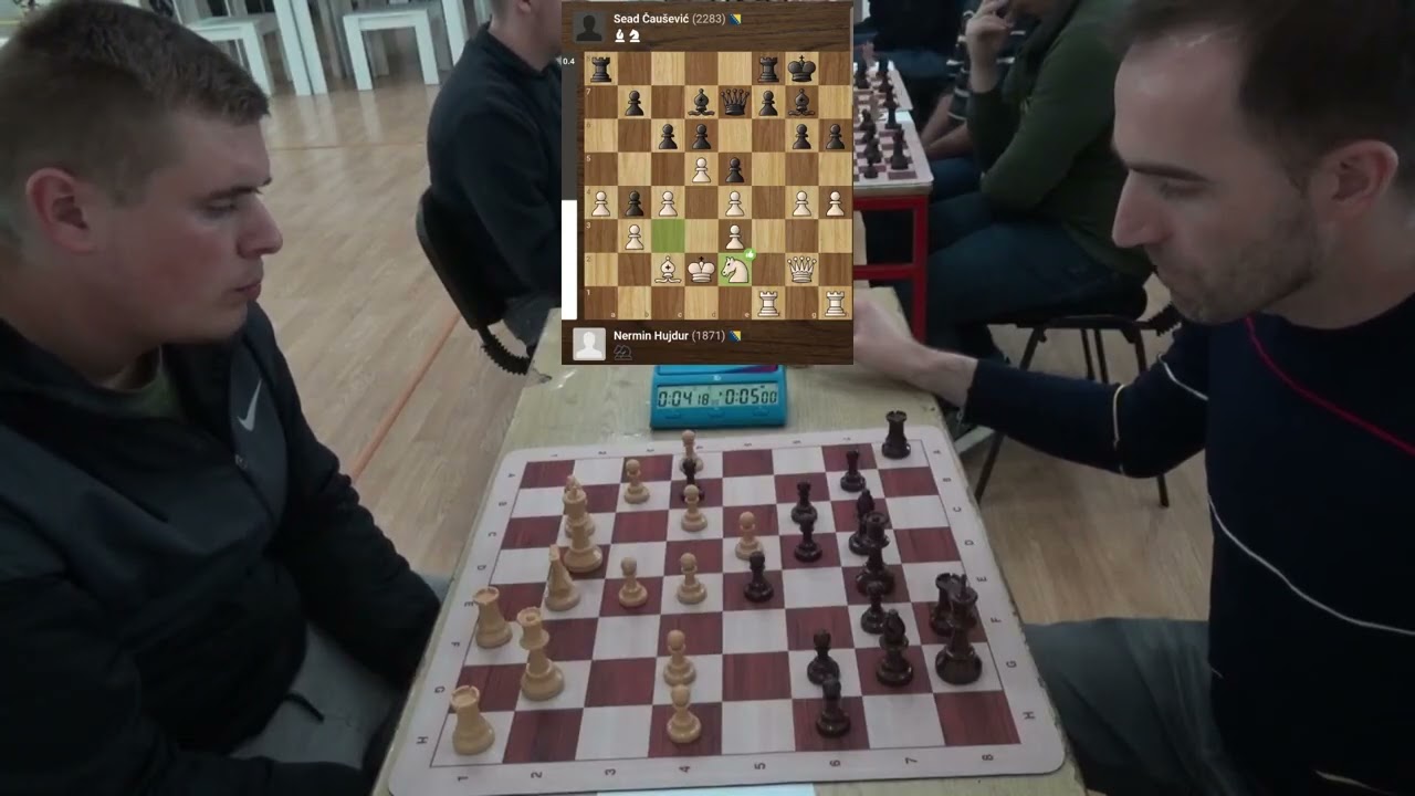 Nermin Hujdur (1871) v.s. Sead Čaušević (2283) 0:1