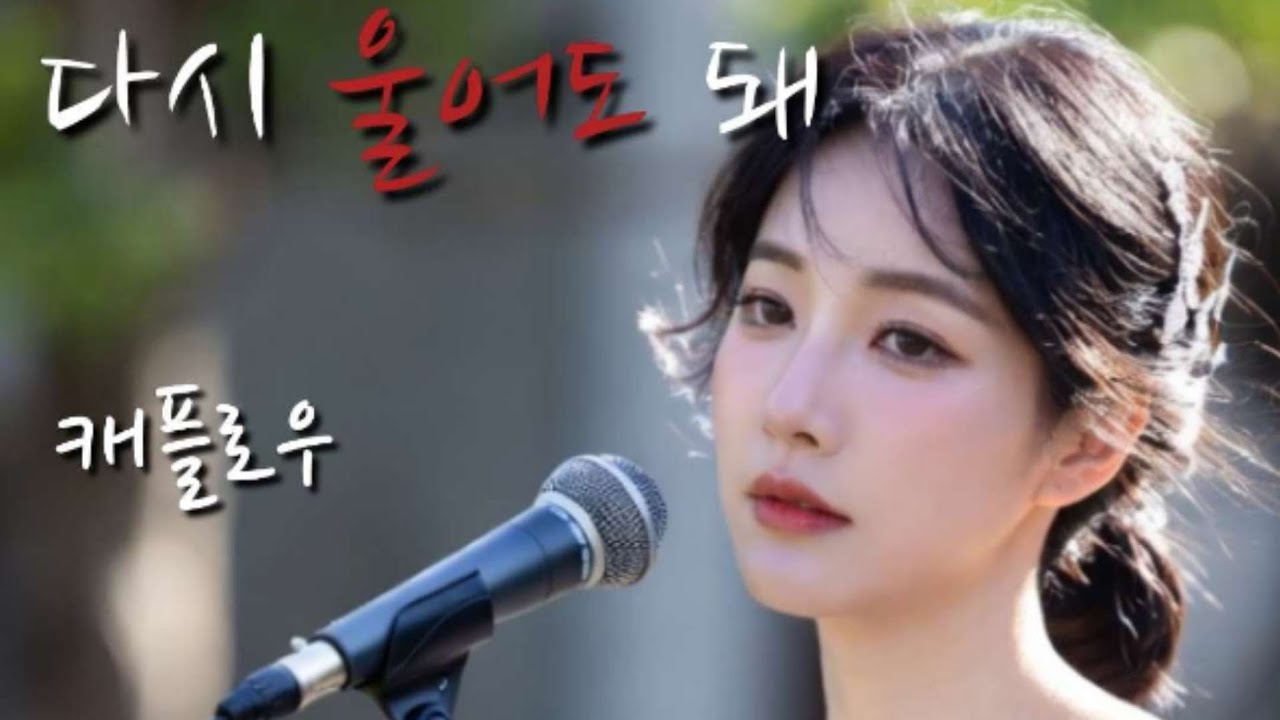 [캐플로우 - 다시 울어도 돼] 슬픈 발라드 음악 혼자 듣기 좋은 음악 슬픈 감성에 젖기 좋은 음악 노래 연습하기 좋은 음악 드라마틱한 음악 노래 가사 첨부 가요 아님