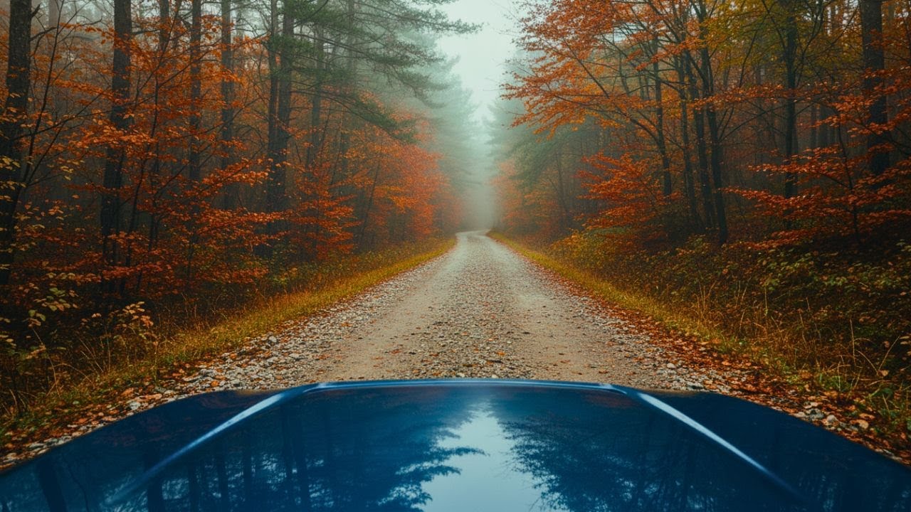 Greece's Mystical Autumn Forest Roads in 4K