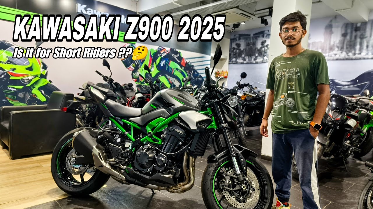 Kawasaki Z900 2025 is here !!!🤩 ..Can short riders can ride it ????🤔🤔