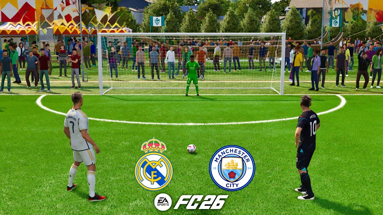 FC 26 Volta Football | Ronaldo Messi Neymar Mbappe Haaland Vinicius | Real Madrid vs Man City - PS5