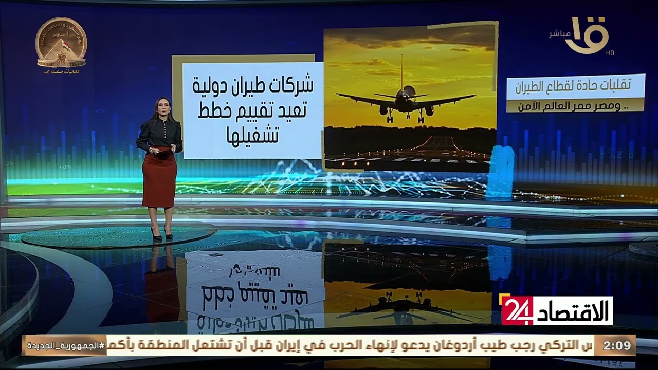سيناريو توضيحي.. عن تقلبات حادة لقطاع الطيران 