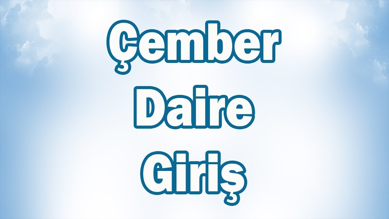 ÇEMBER ve DAİRE Giriş | 6. Sınıf Matematik