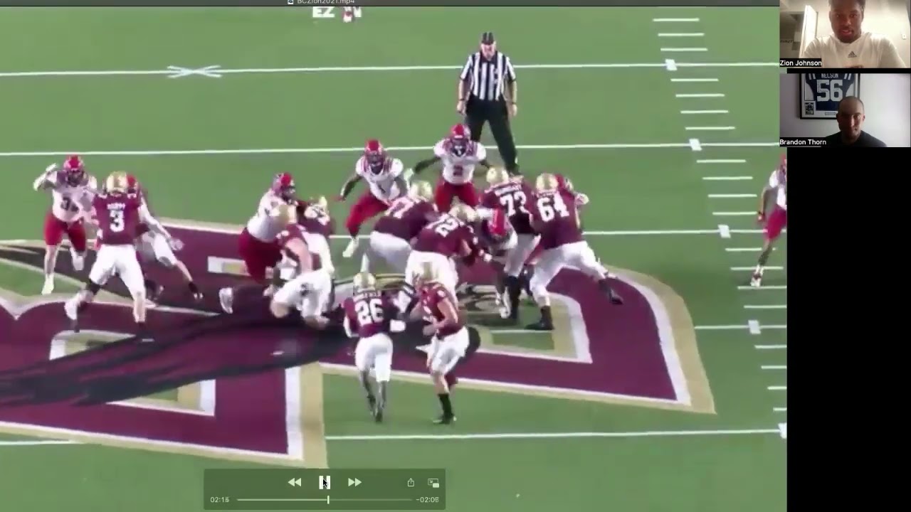 Trench Warfare Film Room Preview: Zion Johnson on the gallop technique vs. traditional gap footwork