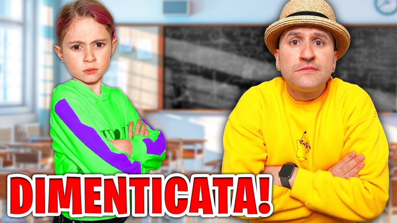 PAP&Agrave; SALVO SI DIMENTICA DI GIORGIA A SCUOLA E SI ARRABBIA TANTISSIMO!
