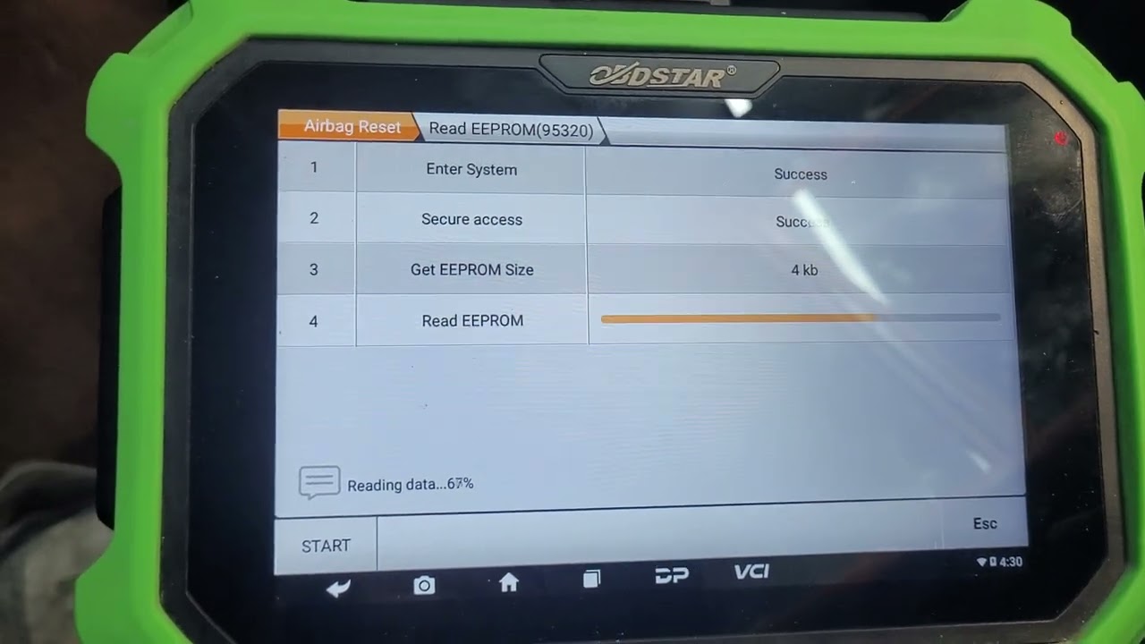 vw vento 2017 model airbag module Crash deta repair by #kmd #obdstar Dp plus