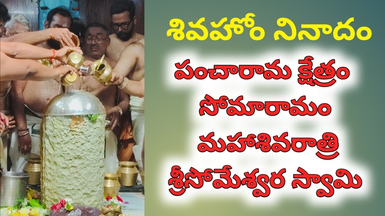 శైవ క్షేత్రాల్లో మార్మోగిన 'శివహోం' నినాదంపోటెత్తిన 'భక్త'కోటితో పులకించిన పట్టణం 