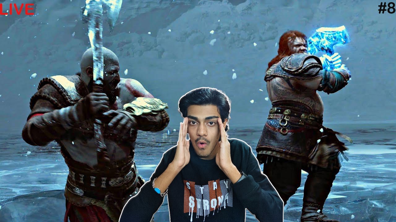 Thor Se Ladai??|Let's end this today|God Of War(2018) Part 8|RTX 4050|Live Stream|Laksh Lamp