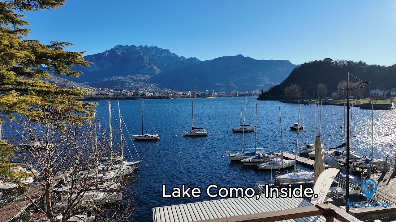 Lake Como from the Inside , a quiet morning view.