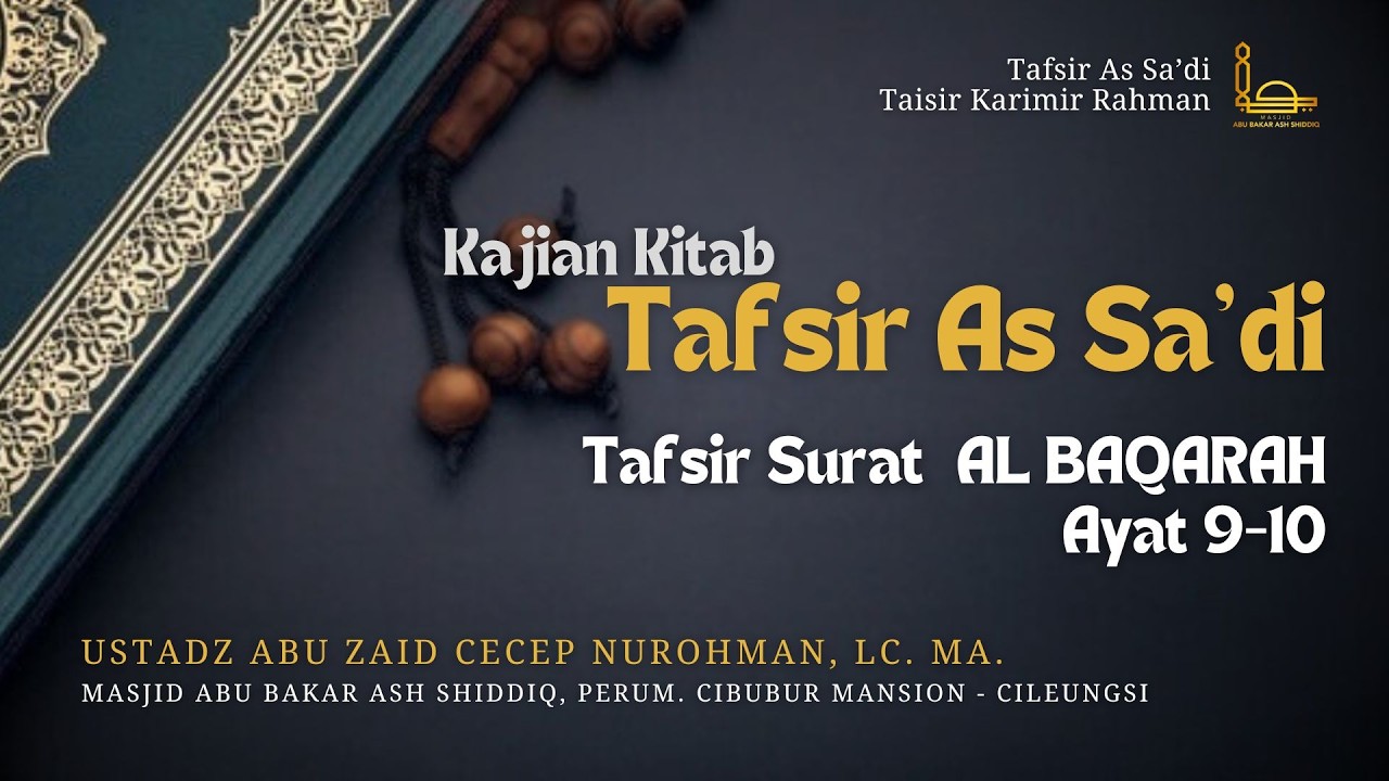 Rusaknya Hati Orang-Orang Munafik. Tafsir Surat Al Baqarah :  Ayat 9-10