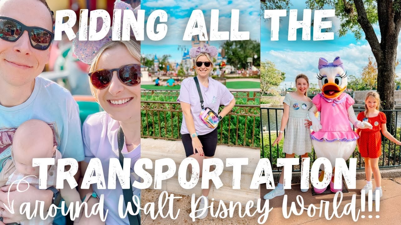DISNEY WORLD VLOG ✨ WE RODE EVERY TRANSPORTATION IN A DAY! 🛥️⛴️🚝🚠🚌 resort and park hopping!