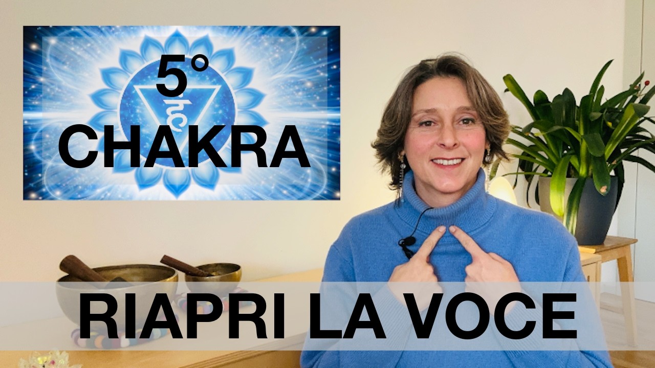 Quinto Chakra 🩵 Descrizione Vishuddha | Chakra della gola | Libera la Voce e Comunica la Tua Verit&agrave;
