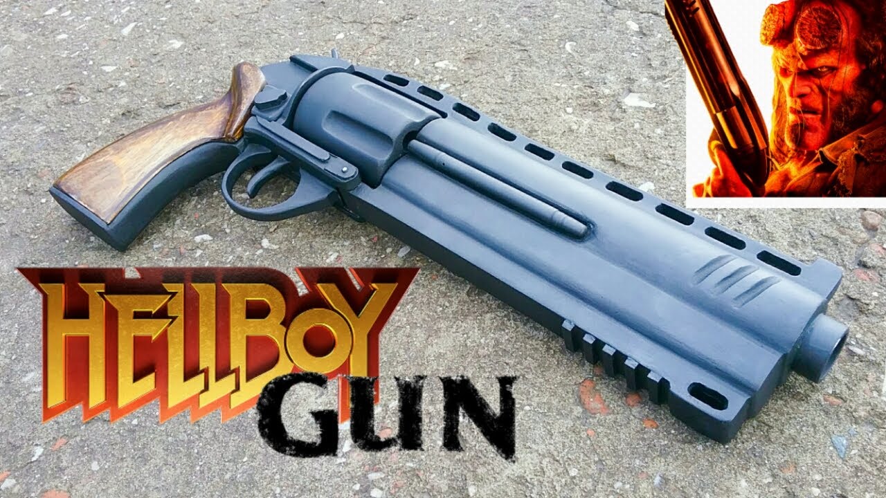 Hellboy Gun - Wooden DIY Model