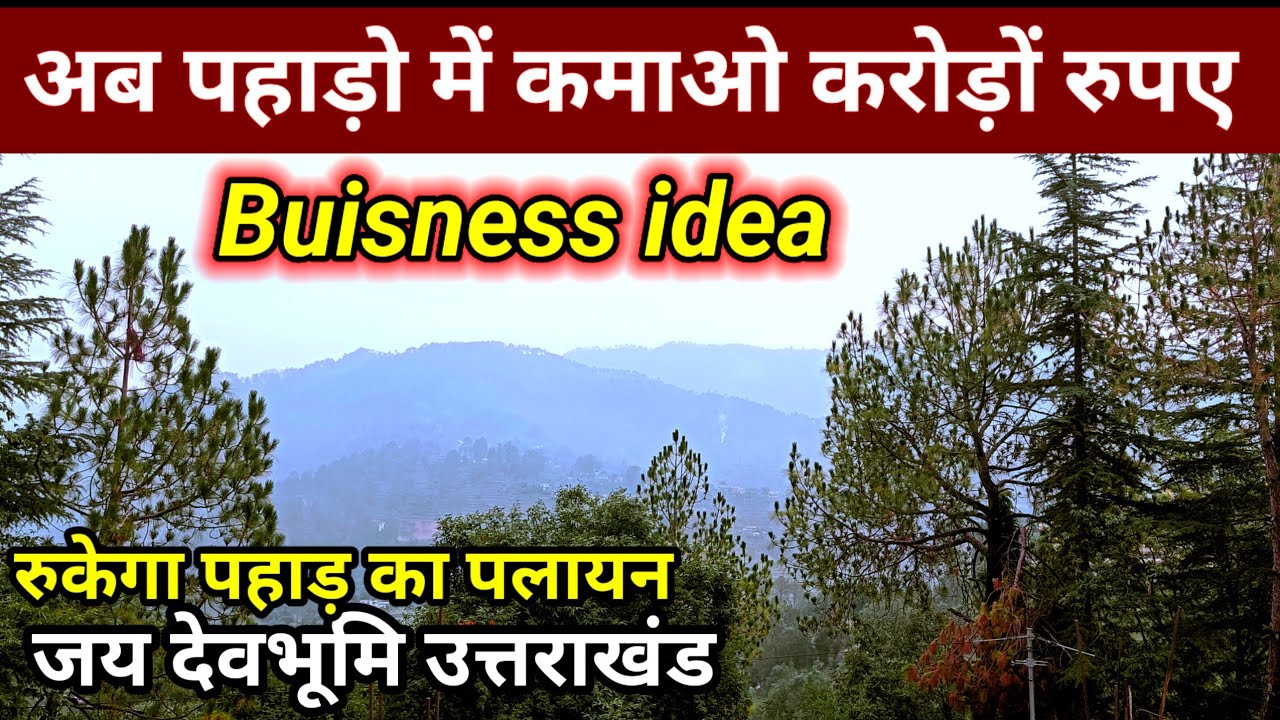 Best Uttarakhand Business Ideas 2025 | Low Investment Buisness in Hills | Uttarakhand palayan