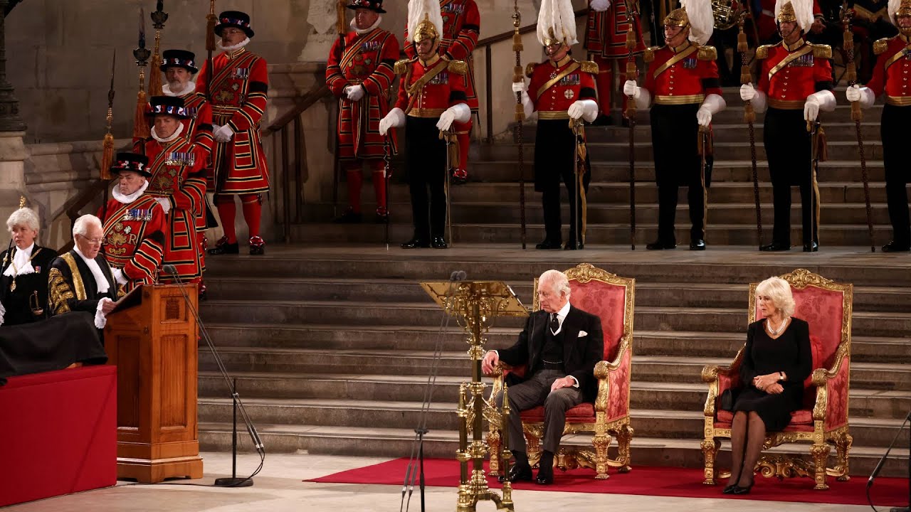 ITV News special coverage as King Charles visits Houses of Parliament for Motion of Condolence
