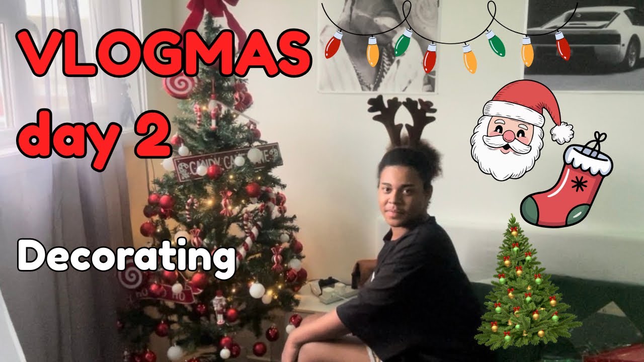 Decorating my Room🎄 | Vlogmas Day 2