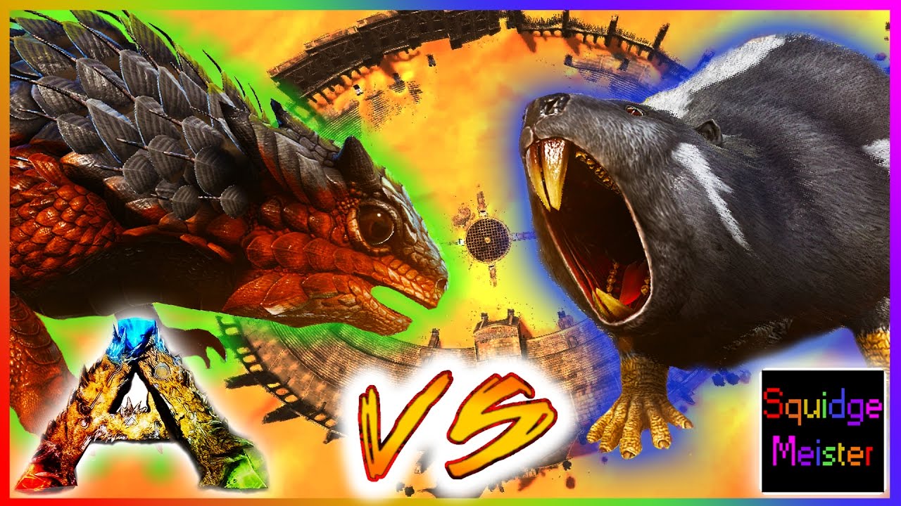 Ark: Scorched Earth || BEAVER vs THORNY DRAGON || EPIC ARENA BATTLE