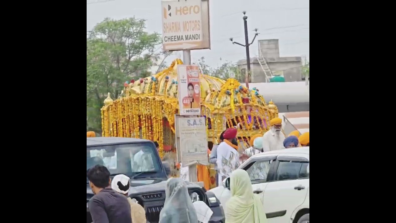 ਨਗਰ ਕੀਰਤਨ ਚੀਮਾਂ ( ਸੰਗਰੂਰ ) ਧੰਨ ਬਾਬਾ ਅਤਰ ਸਿੰਘ ਜੀ