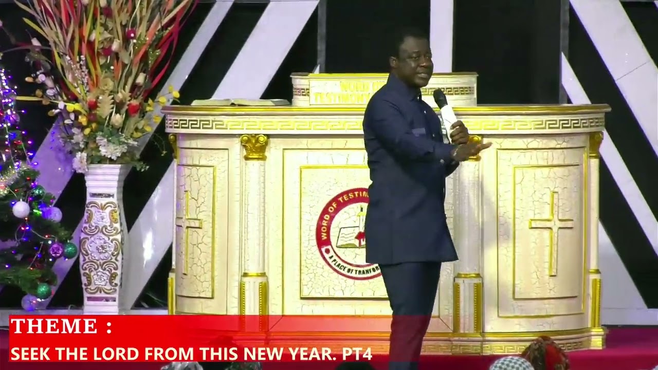 25TH JANUARY 2026, SUNDAY WORD ENCOUNTER SERVICE - SEEK THE LORD FROM THIS NEW YEAR. PT4
