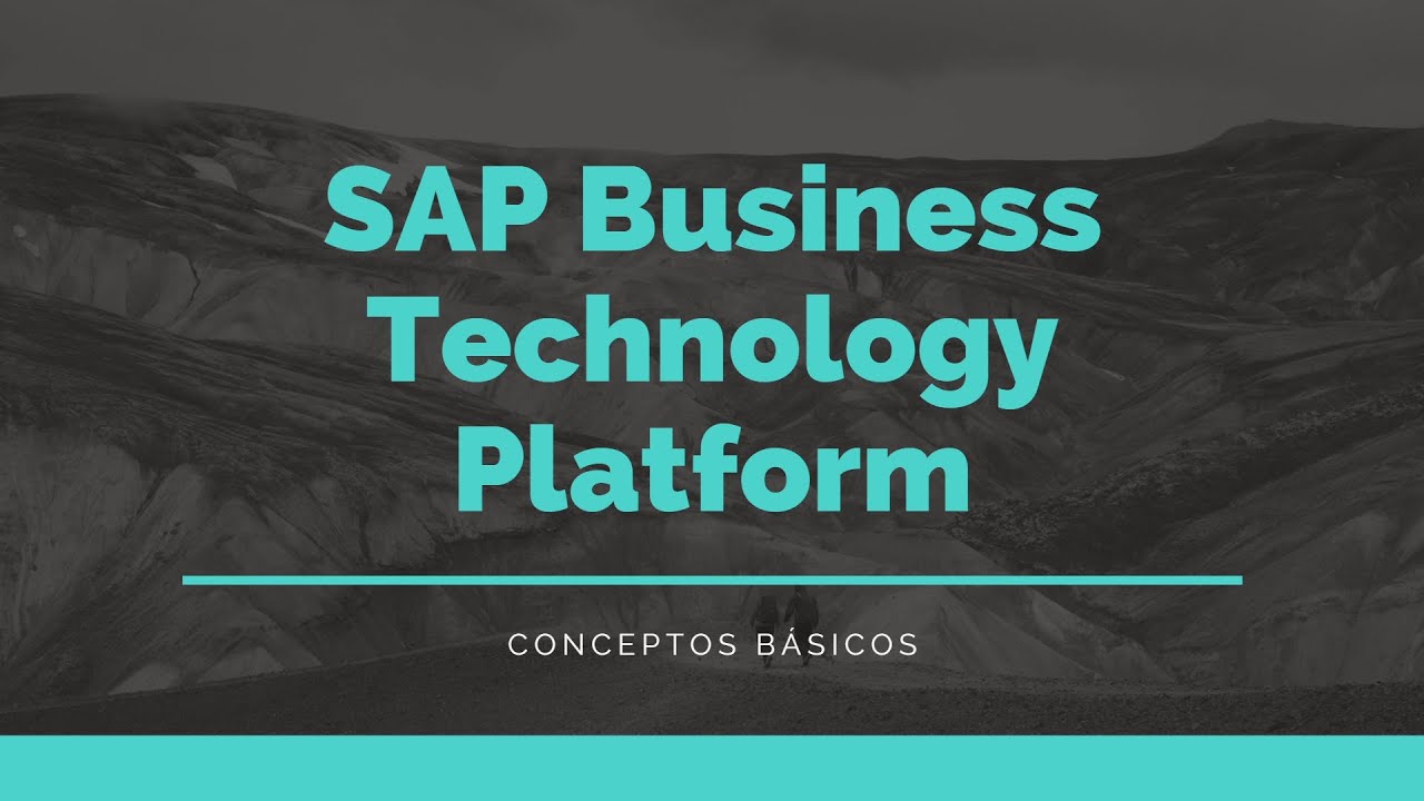 SAP BTP CONCEPTOS BASICOS